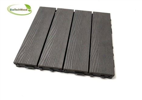 UV-Stable Anti-Serangga Anti Rayap Direkayasa DIY Interlocking WPC Deck Tile